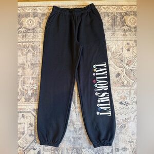 Taylor Swift The Eras Tour Black Sweatpants